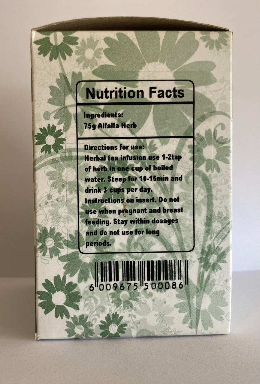 Alfalfa Herb Cut (Medicago sativa) 75g - Image 2