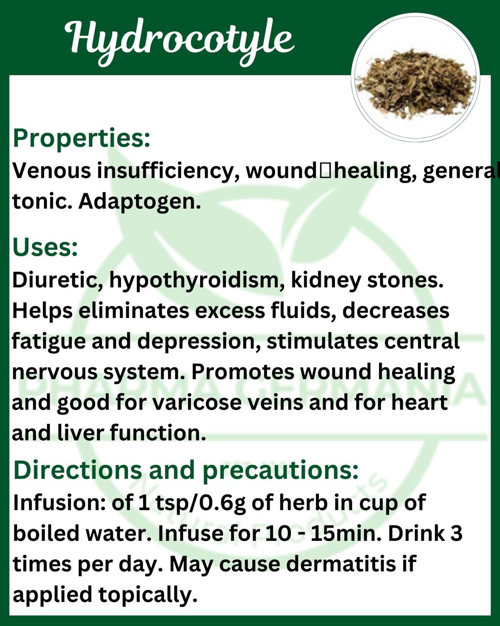 Hydrocotyle/Gotu Kola 75g - Image 3