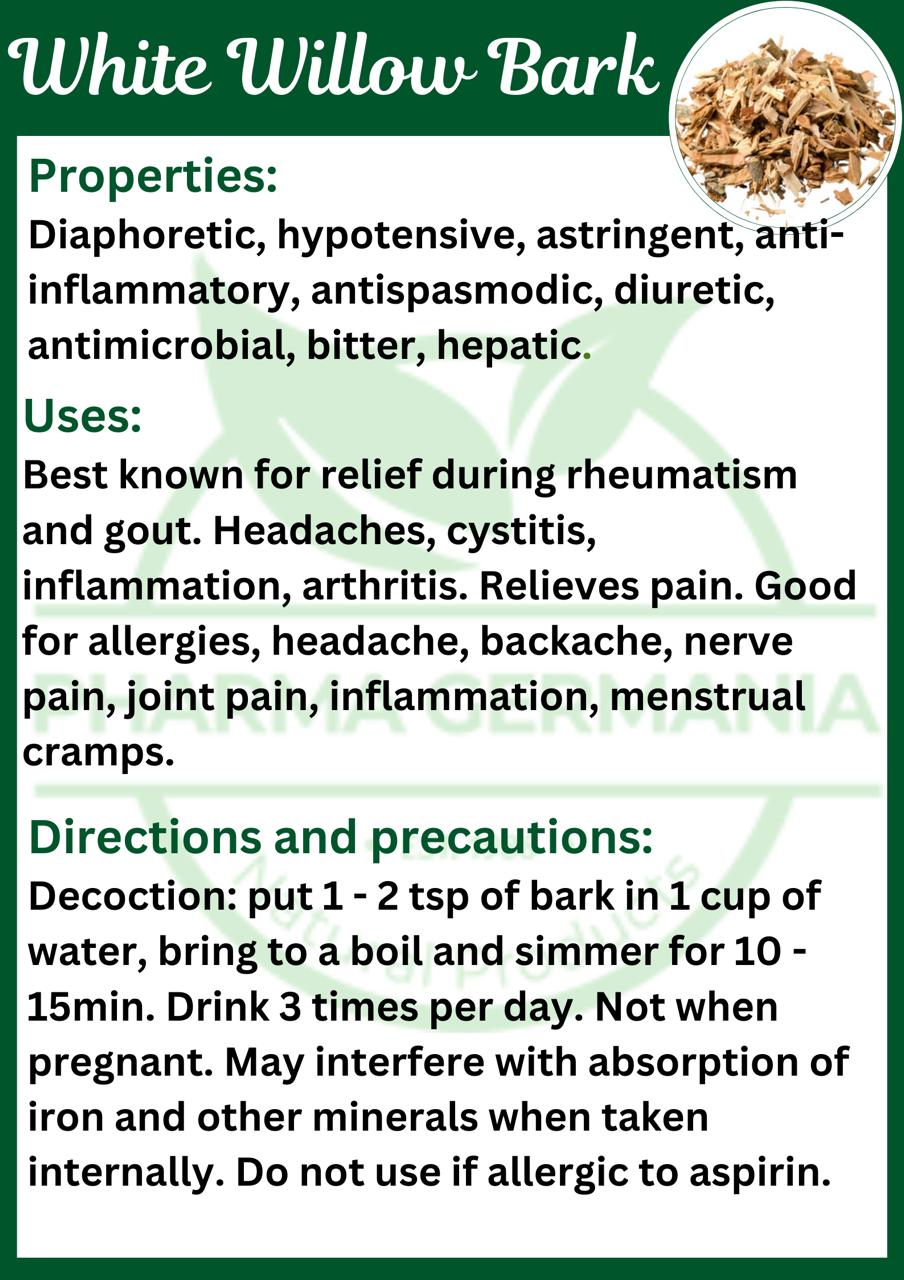 White Willow Bark 100g - Image 3